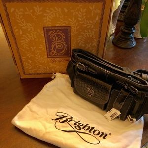 💗Brighton "Liza" Black Shoulder Newer